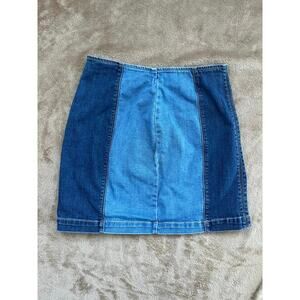 Pacsun Patchwork Denim Jean Mini Skirt Women’s Size 26